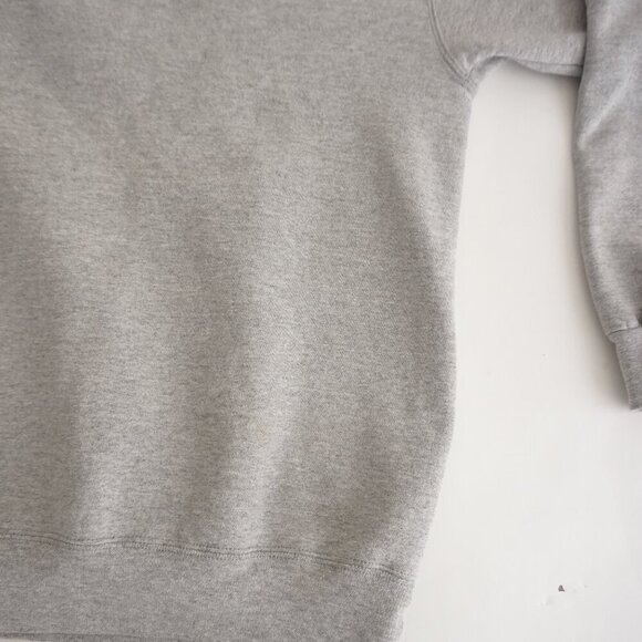 Vintage '90S Las Vegas Gray Heavyweight Cotton Crewneck Sweater L By Sope Creek - Picture 5 of 10